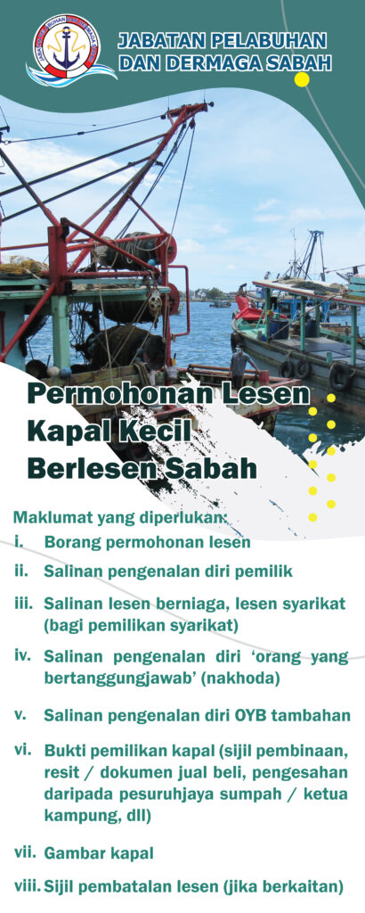 Permohonan Lesen Kapal Kecil Berlesen Sabah 