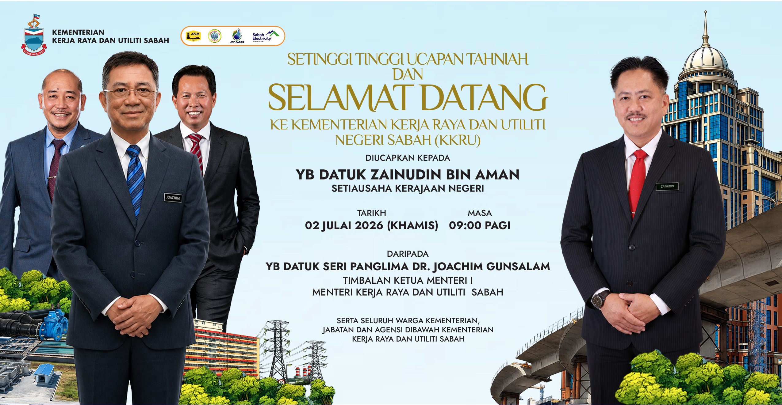 Laman Web Kementerian Kerja Raya Sabah